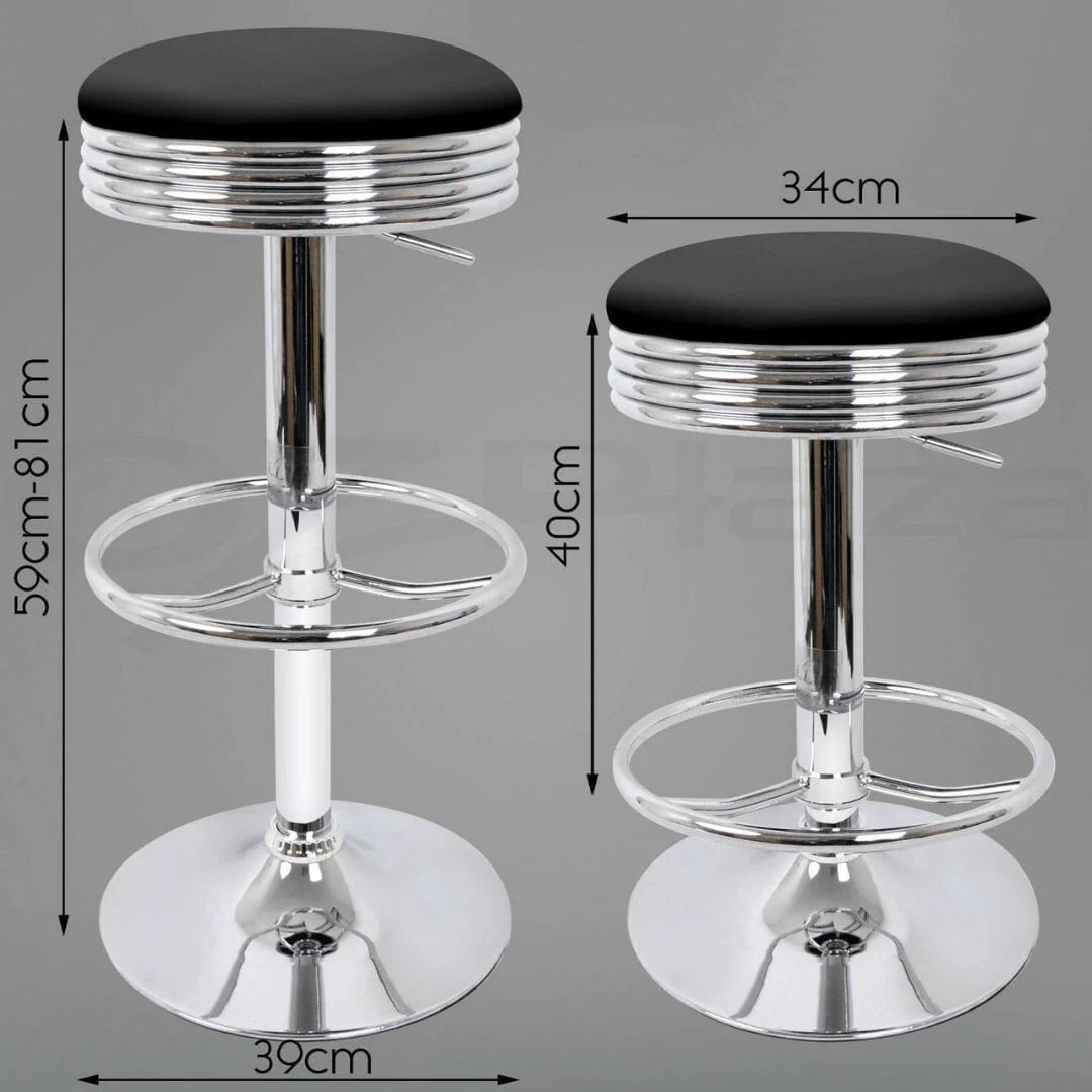 Manly Sea Eagles Gas-Lift Retro Bar Stool - KING CAVE