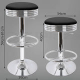 Manly Sea Eagles Gas-Lift Retro Bar Stool - KING CAVE