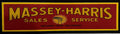 Massey-Harris Red Premium Rubber-Backed Bar Mat Runner - KING CAVE