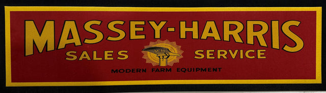 Massey-Harris Red Premium Rubber-Backed Bar Mat Runner - KING CAVE