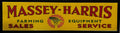 Massey-Harris Yellow Premium Rubber-Backed Bar Mat Runner - KING CAVE