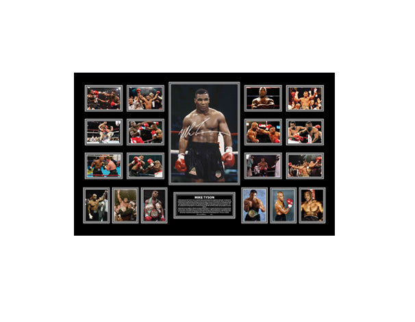 Mike Tyson Large Collage Framed
