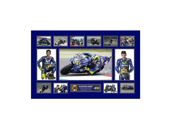Valentino Rossi Large Collage Framed