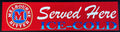 Melbourne Bitter "Served Here Ice Cold" Premium Rubber-Backed Bar Mat Runner - KING CAVE