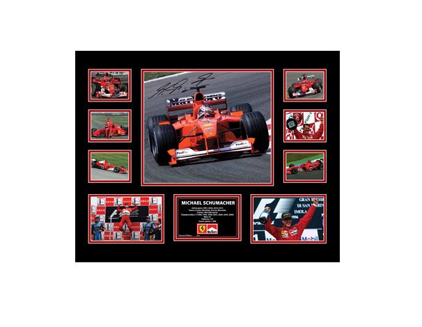 Michael Schumacher Collage Framed - KING CAVE