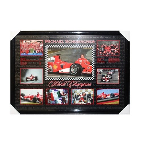 Michael Schumacher World Champion Print Framed - KING CAVE