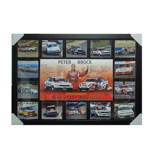 Peter Brock "King of the Mountain" Print Framed