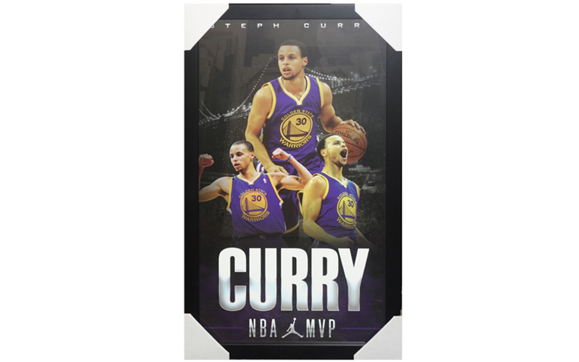 Steph Curry MVP Print Framed