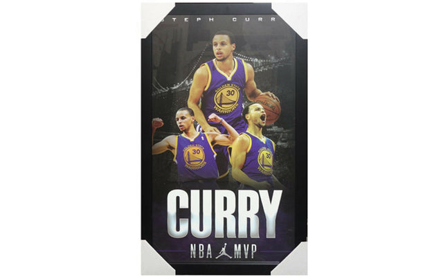 Steph Curry MVP Print Framed