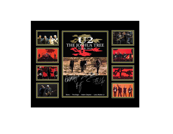U2 Joshua Tree Tour Collage Framed