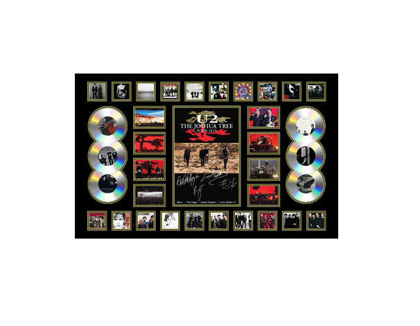 U2 Collage Framed