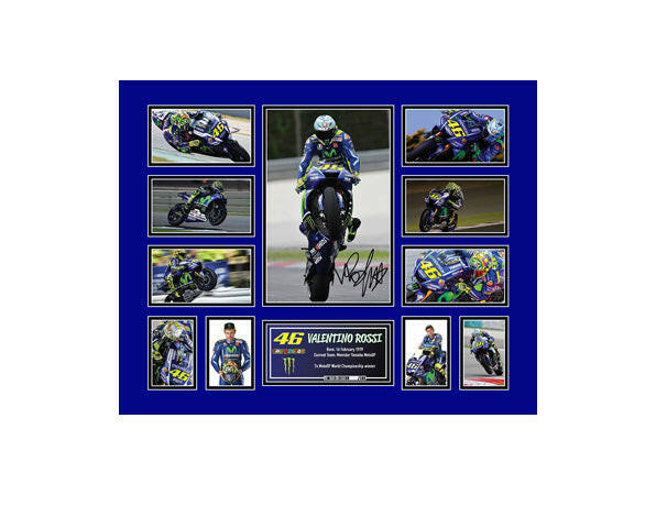 Valentino Rossi Collage Framed